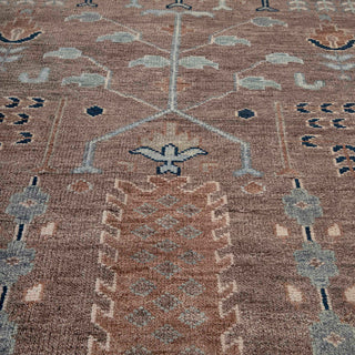 Marietta 12x15 Large Area Tree Motifs Oushak Inspired Wool Rug