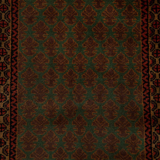 Herati 2'6x10 Fine Quality Litchi Motifs Wool Runner Rug