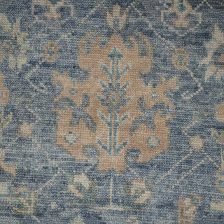 Stewart 8x10 Hand Knotted Distressed Oushak Wool Rug