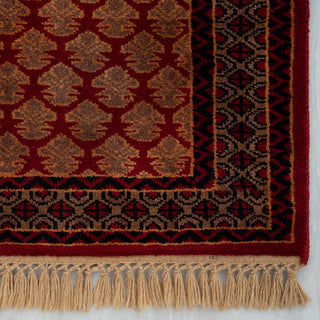 Herati 2'6x4 Red Traditional Persian Wool Rug