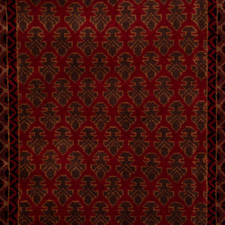 Herati 2'6x4 Red Wool Small Area Persian Rug