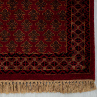 Herati 2'6x4 Red Wool Small Area Persian Rug