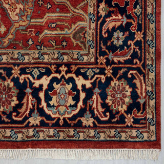Mardhiah 8x10 Traditional Persian Floral Motifs Wool Rug