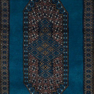 Velora 3x5 Persian Medallion Bokhara Pure Wool Rug