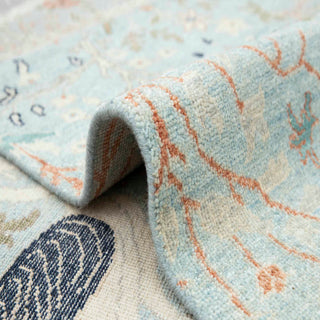 5x7 Birds Peacock Garden Hand Knotted Wool Rug