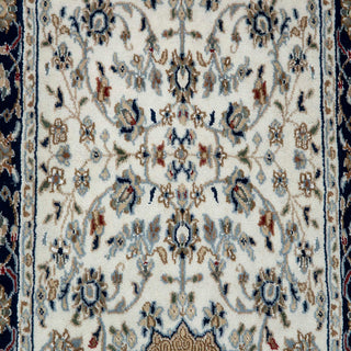 Nain - Medallion Wool & Silk Runner Rug