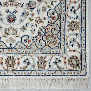Nain - Medallion Wool & Silk Runner Rug
