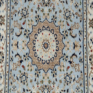 Nain - Medallion Wool & Silk Runner Rug