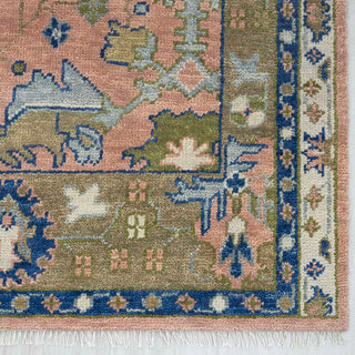 Blossom 8x10 Turkish Botanical Style Oushak Wool Rug