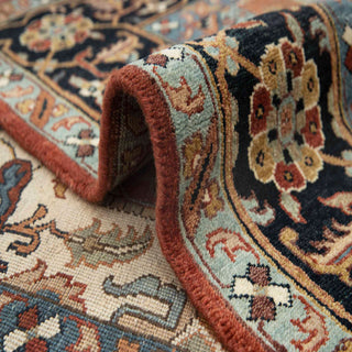 Safi 6x9 Hand Knotted High KPSI Persian Serapi Wool Rug