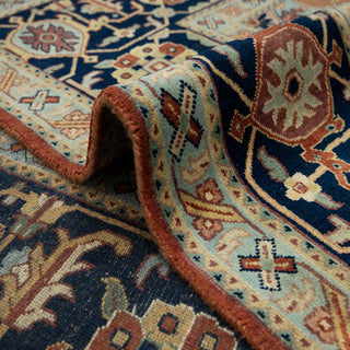 Siadat 10x14 Fine Hand Knotted Persian Serapi Wool Rug