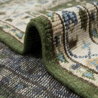 Persian Tree of Life Inspired Soft Plush Feel Wool Runner Rug