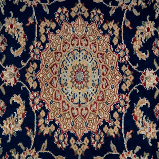 Nain 3x5 Fine Hand Knotted Persian Medallion Rug