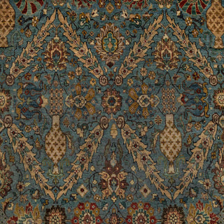 Anwar 9x12 Traditional Persian Mina Khani Motifs Wool Rug