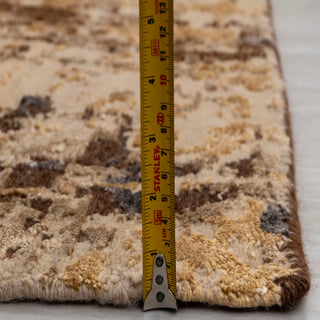 Shaevel - 8x10 Beige Wool & Silk Modern Abstract Fine Quality Rug