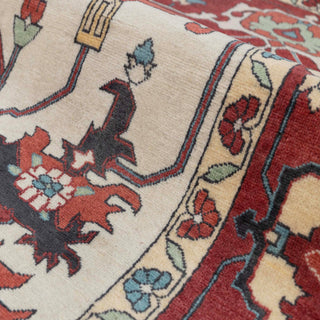 Zahner 8x10 Fine Knotted Floral Motifs Wool Rug