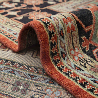Hadera 12x18 Oversize Hand Knotted Persian Serapi Wool Rug