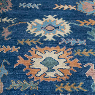 Imperial 8x10 Hand Knotted Floral Motif Oushak Rug