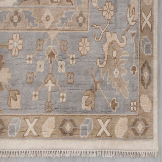 Charlotte - 10x14 Ivory Persian Floral Style Handmade Premium Plush Feel Wool Rug