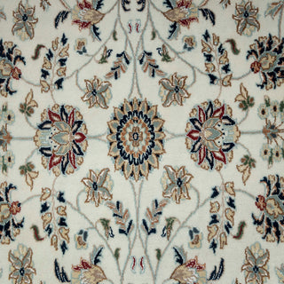 Nain 9x12 Allover Persian Wool & Silk Rug