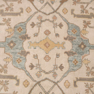 Shannon - 8x10 Ivory Wool Soft Feel Hand Knotted Oushak Rug
