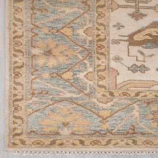 Shannon - 8x10 Ivory Wool Soft Feel Hand Knotted Oushak Rug