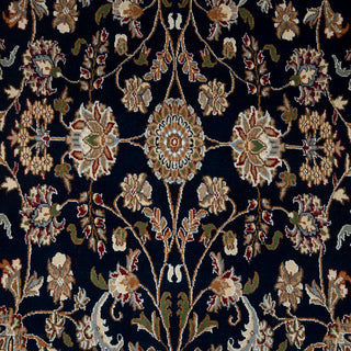 Nain 9x12 Allover Persian Wool & Silk Rug