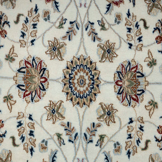 Nain 9x12 Allover Persian Wool & Silk Rug