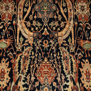 Shahbagh 9x12 Noor Garden Traditional Bird & Floral Area Rug