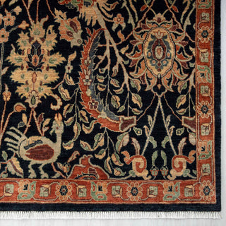 Shahbagh 9x12 Noor Garden Traditional Bird & Floral Area Rug