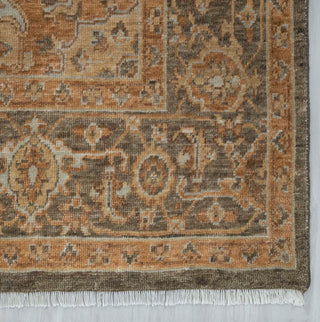 Mandhani 8x10 Vintage Medallion Serapi Inspired Wool Rug