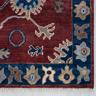 Langford 8x10 Modern Floral Turkish Oushak Wool Rug