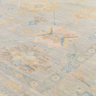 Celestino - 8x10 Neutral Muted Gray Wool Handmade Oushak Rug