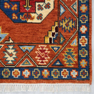 2'6x8 Ersari Turkmen Inspired Hand Knotted Runner Rug