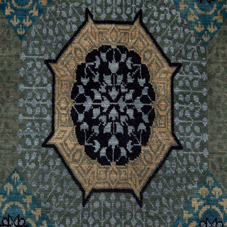 Mamluk Mosaic 10x14 Sage Green Egyptian Mamluk Inspired Rug