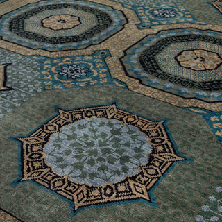 Mamluk Mosaic 10x14 Sage Green Egyptian Mamluk Inspired Rug