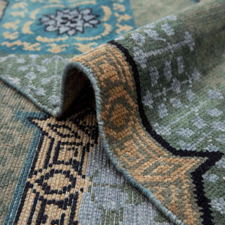 Mamluk Mosaic 10x14 Sage Green Egyptian Mamluk Inspired Rug