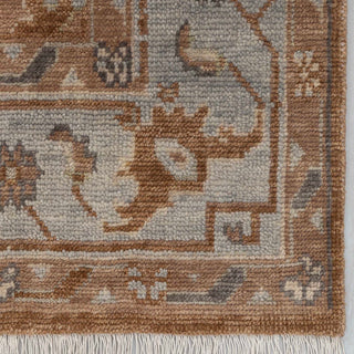 Masciar 8x10 Rustic Brown Oushak Area Rug