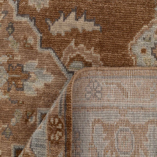 Masciar 8x10 Rustic Brown Oushak Area Rug