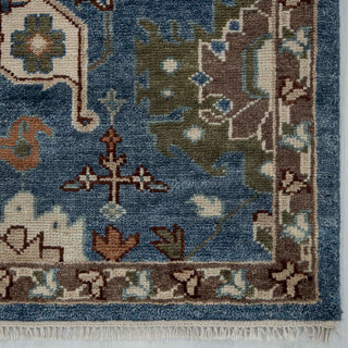 Marques 9x12 Heriz Inspired Oriental Design Woolen Rug