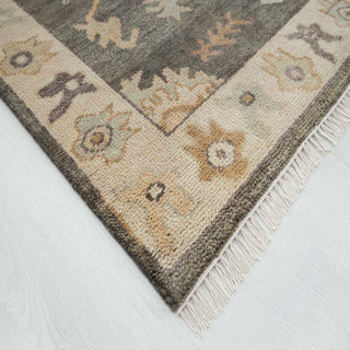 Langford 8x10 Hand Knotted Floral Motifs Oushak Rug