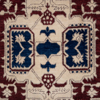 Amara 8x10 Traditional Medallion Serapi Inspired Wool Rug