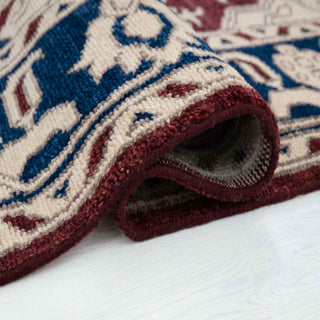 Amara 8x10 Traditional Medallion Serapi Inspired Wool Rug