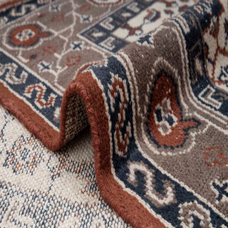 Ashley 8x10 Low Pile Persian Heriz Inspired Wool Rug