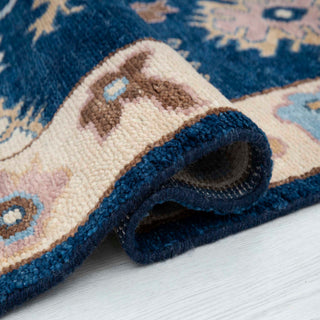 Langford 8x10 Hand Knotted Floral Motif Oushak Wool Rug