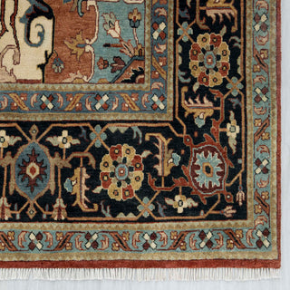 Siadat 9x12 Super Fine Knotted Persian Heriz Serapi Rug