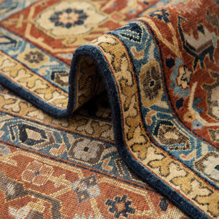 Anwar 9x12 Traditional Persian Mina Khani Motifs Wool Rug