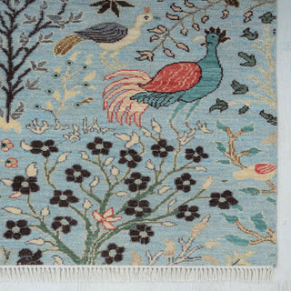 8x10 Fine Hand Knotted Persian Garden View Wool Rug