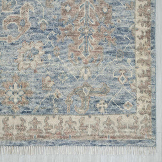 Zonia - 9x12 Blue Washed Look Turkish Inspired Wool Rug
