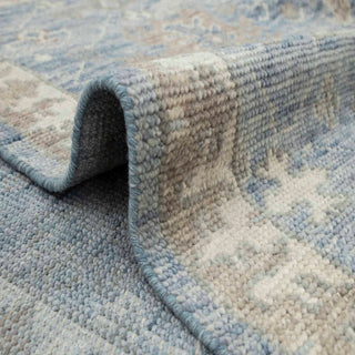 Zonia - 9x12 Blue Washed Look Turkish Inspired Wool Rug